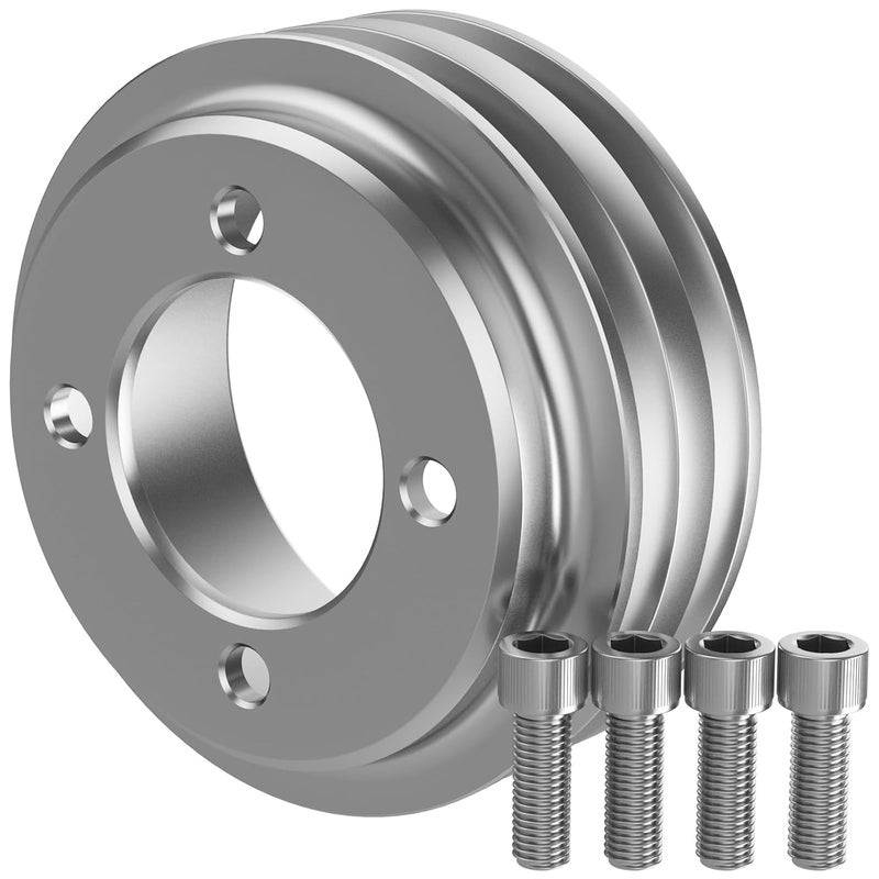 Moker 2 Groove Crankshaft Pulley for Ford Small Block 1969-Up 289 302 351w 351C 351W 351M 400 V8 5.0L - Image 2